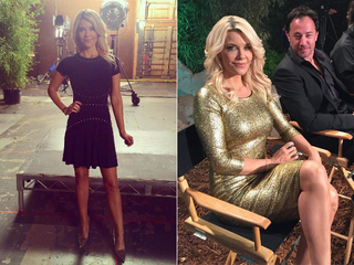 McKenzie Westmore’s looks for the challenge introduction and the reveal stage (with Jeff Wolfe next to her).